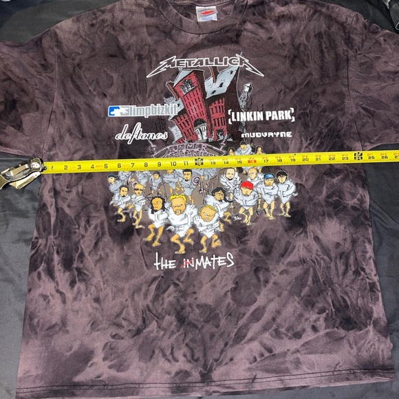 2 Vintage Metallica band Tour Shirts size Xl and XXL 2003 - Picture 11 of 14